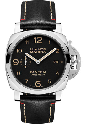 Panerai Luminor Marina - 44mm Polished Steel Case - Black Dial - PAM00910
